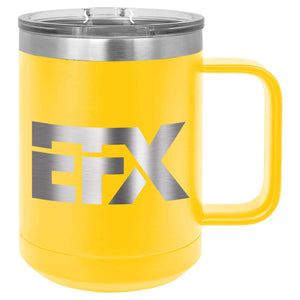 Logo-Short-Stainless on Yellow Coffee Mug Tumbler