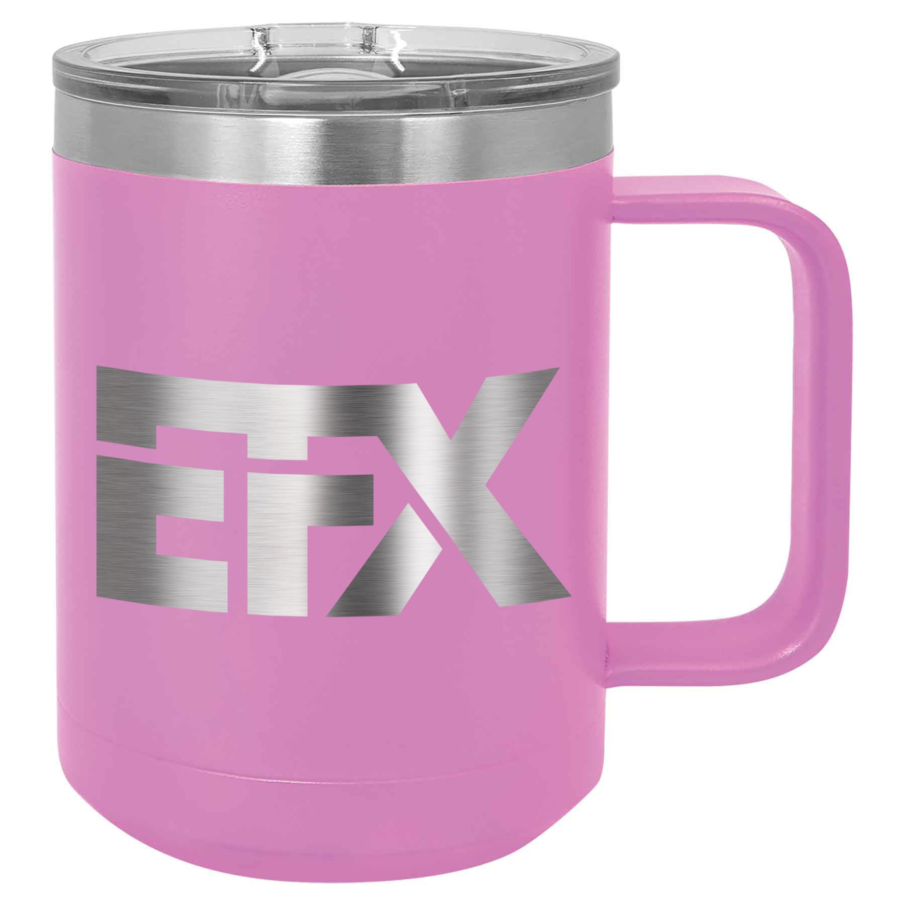 Logo-Short-Stainless on Light Purple Coffee Mug Tumbler