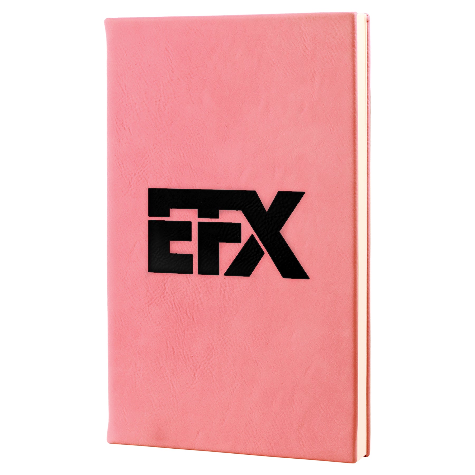 Logo-Short-Black on Pink Journal