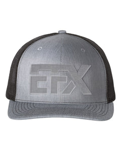 Logo-Short-Gray on Black & Gray Hat
