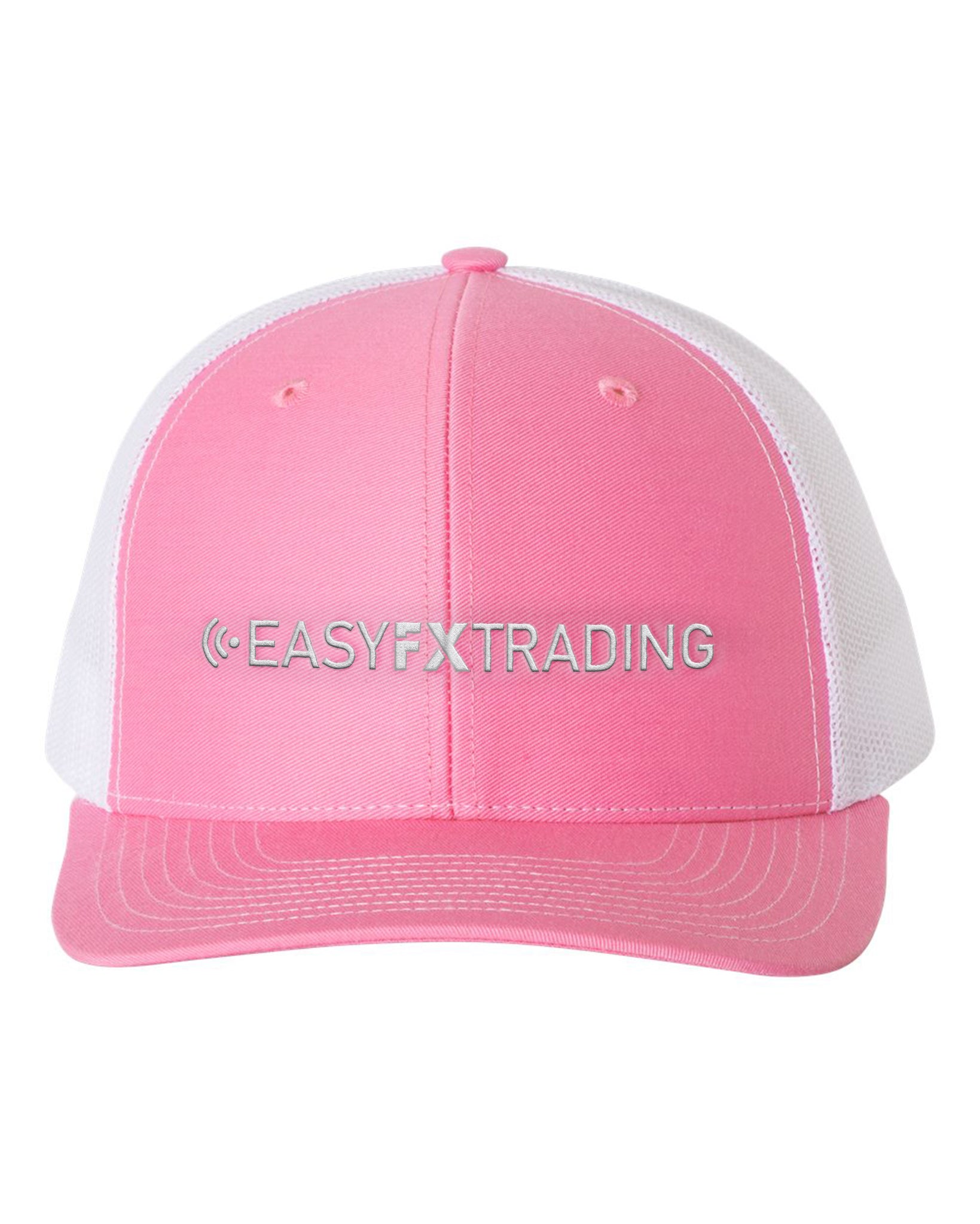 Logo-Long-White on White & Pink Hat