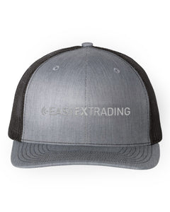 Logo-Long-Gray on Black & Gray Hat