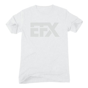 Logo-Short-Gray on White T-Shirt
