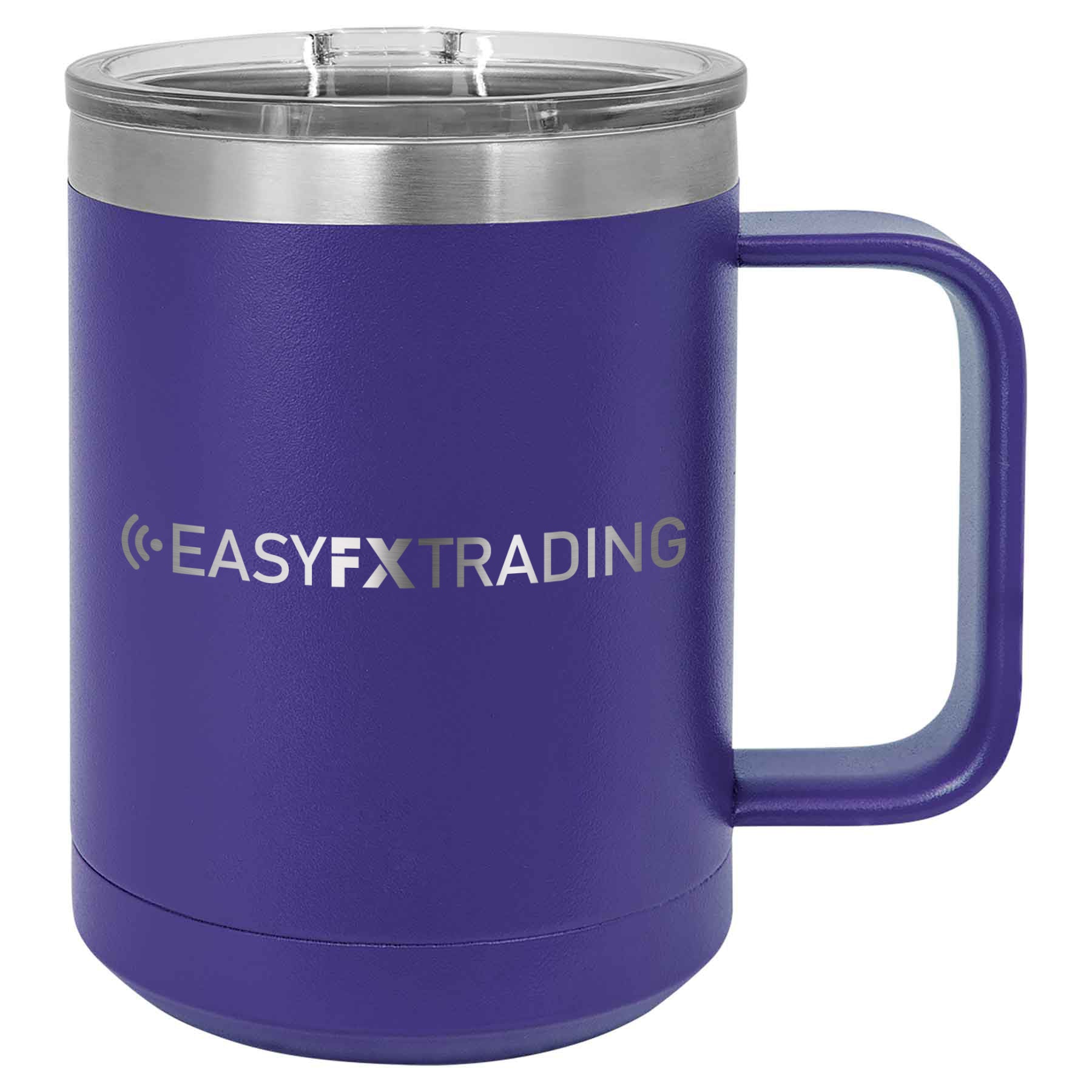 Logo-Long-Stainless on Purple Coffee Mug Tumbler