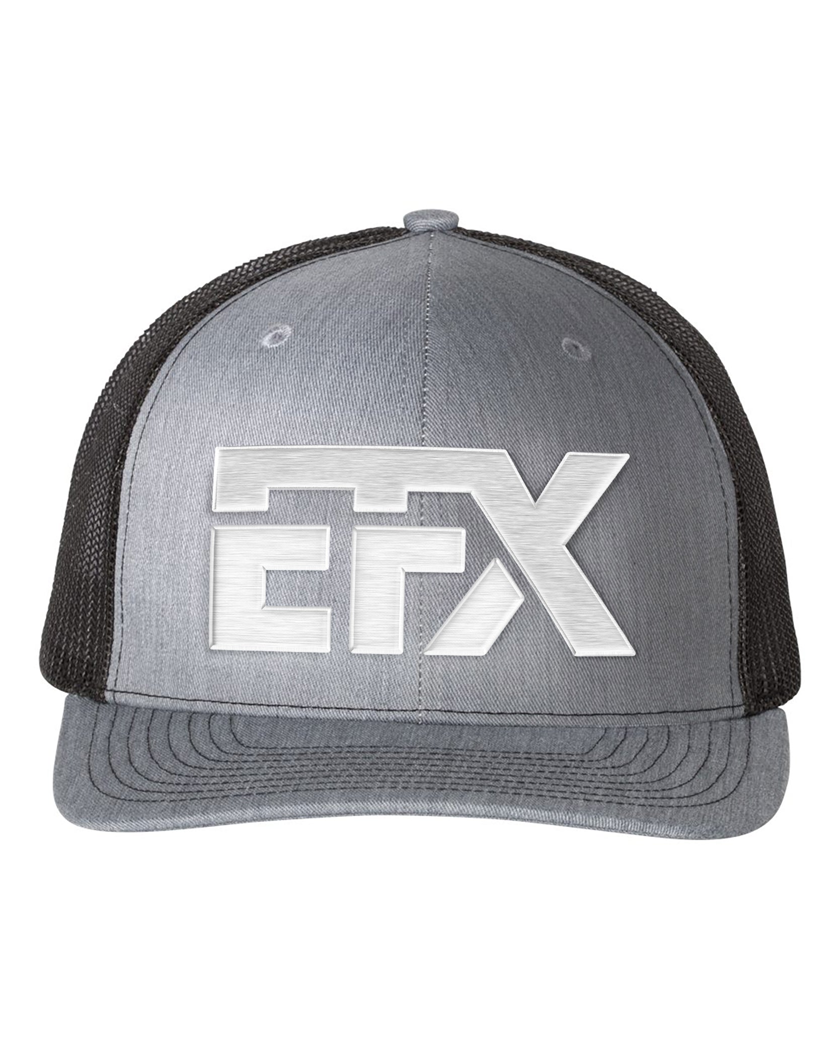 Logo-Short-White on Black & Gray Hat