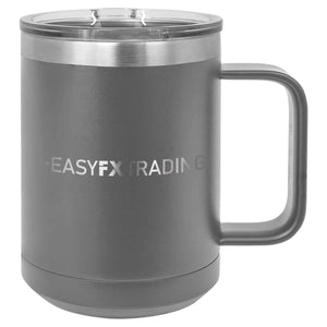 Logo-Long-Stainless on Dark Gray Coffee Mug Tumbler